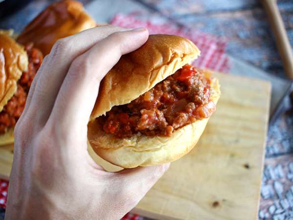 Sloppy Joes Burger - Persiapan langkah 6