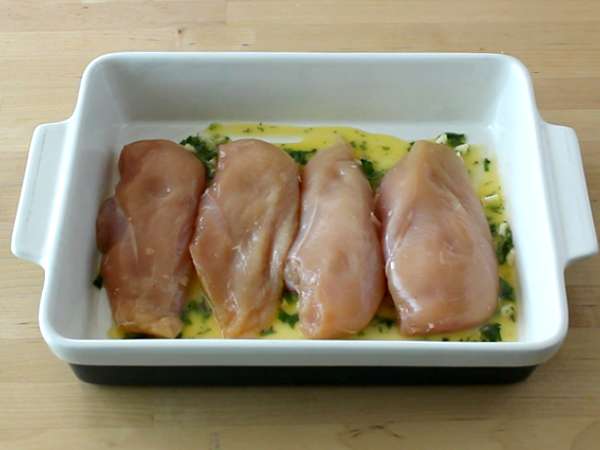 Ayam lemon panggang - Persiapan langkah 2