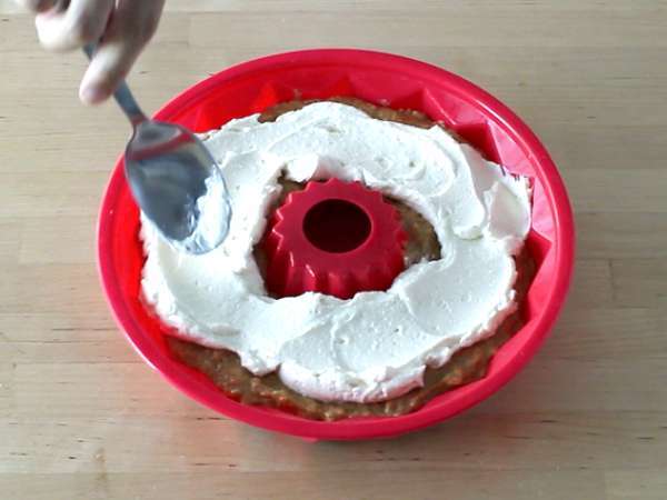 Kue bolu wortel dengan isian kue keju - Persiapan langkah 6