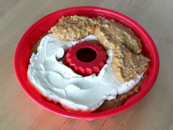 Kue bolu wortel dengan isian kue keju - Persiapan langkah 7