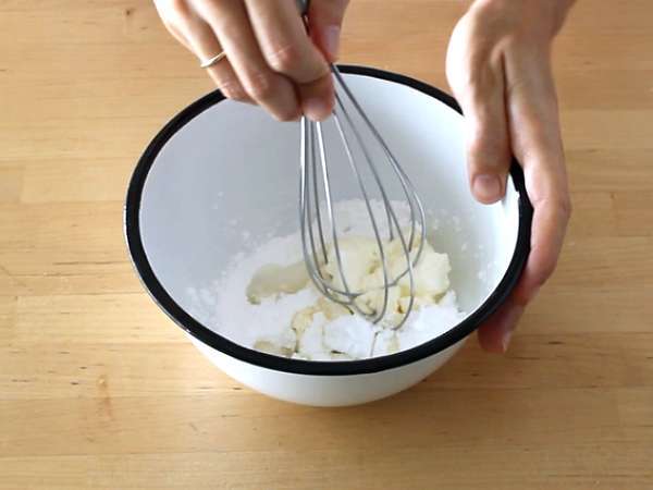 Kue bolu wortel dengan isian kue keju - Persiapan langkah 8