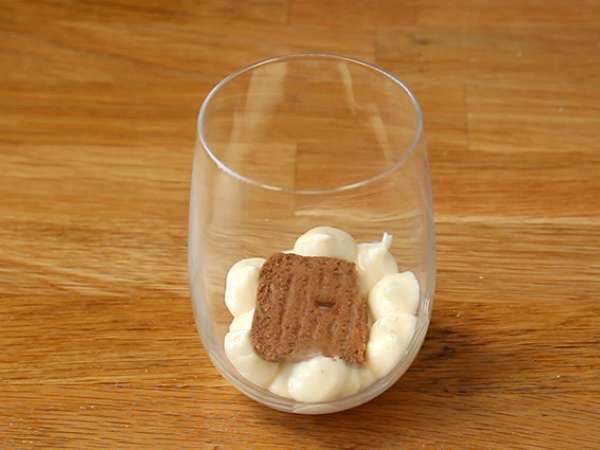 Tiramisu dengan spekulan dan karamel mentega asin - Persiapan langkah 3