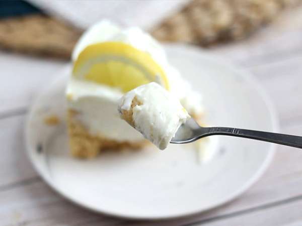 Kue keju lemon tanpa panggang - Persiapan langkah 6
