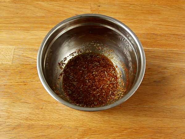 Ayam panggang dengan madu dan mustard - Persiapan langkah 1