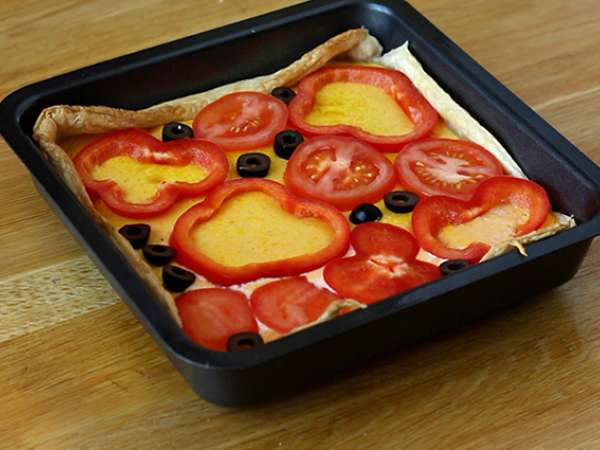 Quiche wortel musim semi - Persiapan langkah 5