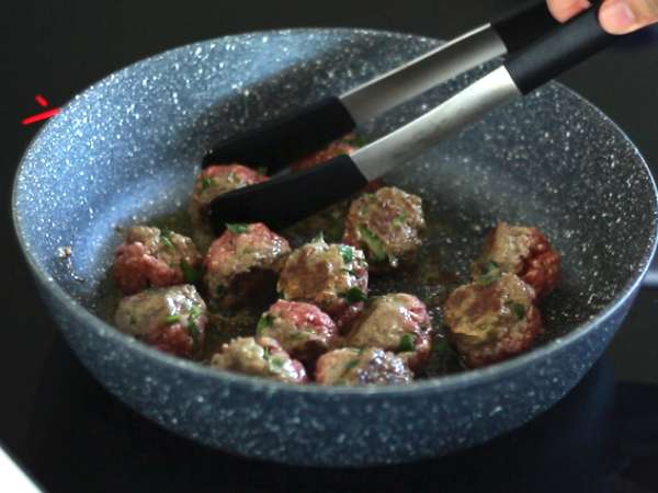 Bakso daging sapi dan parmesan - Persiapan langkah 3