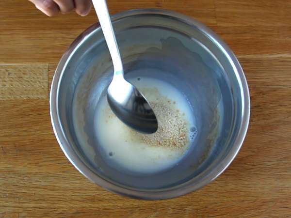 Bakso sapi muda yang diisi dengan keju mozzarella - Persiapan langkah 1