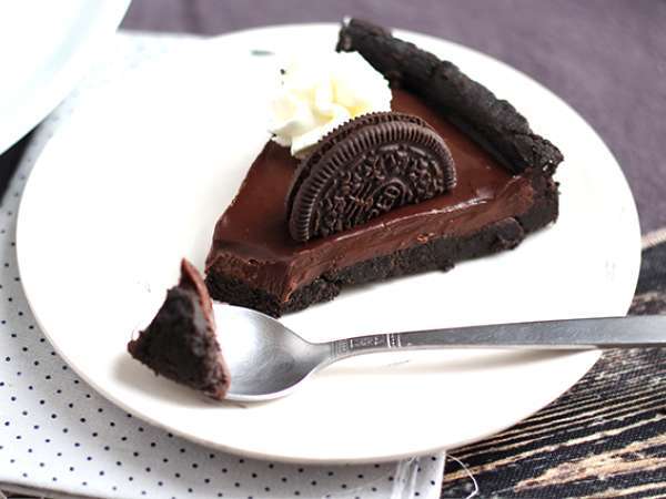 Tartlet cokelat dan oreo - Persiapan langkah 6