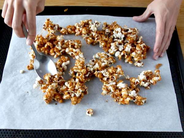 Popcorn karamel - Persiapan langkah 6