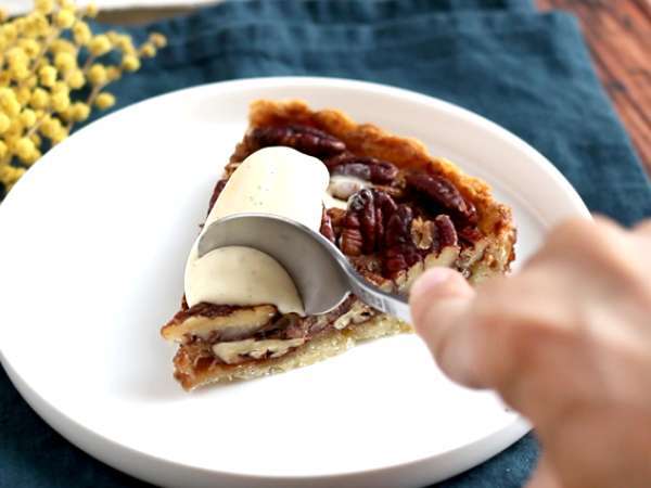 Pai kemiri. Pai kemiri - Persiapan langkah 7