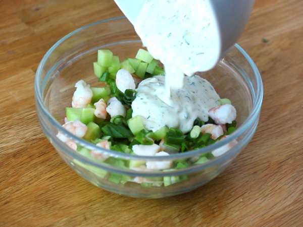 Sandwich brioche udang (udang gulung) - Persiapan langkah 3