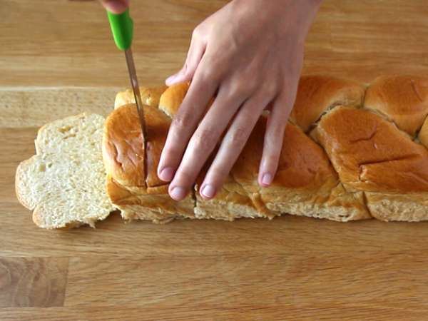Sandwich brioche udang (udang gulung) - Persiapan langkah 4