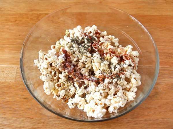 Popcorn rasa pizza - Persiapan langkah 4