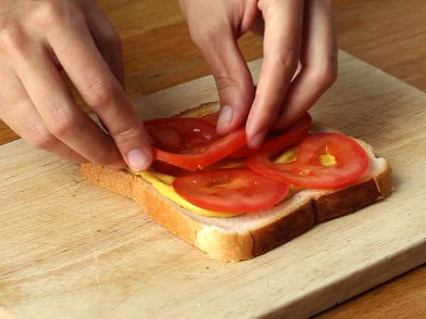 American Sandwich Club - Persiapan langkah 2