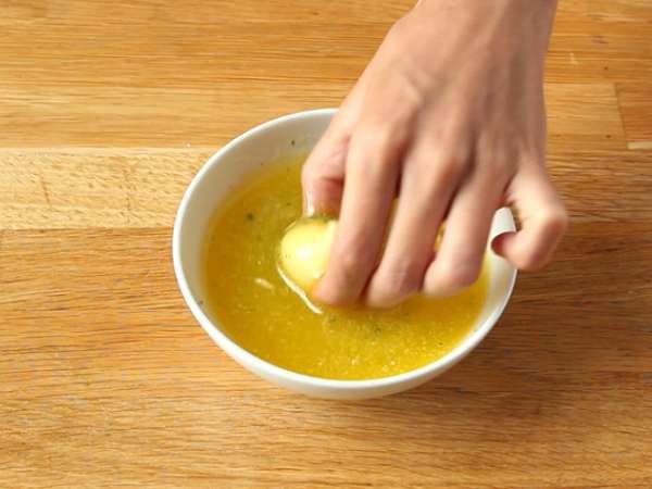 Mahkota Pizza Isi Mozzarella - Persiapan langkah 4