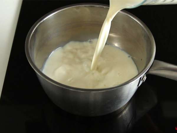 Kue krim raksasa - Persiapan langkah 1