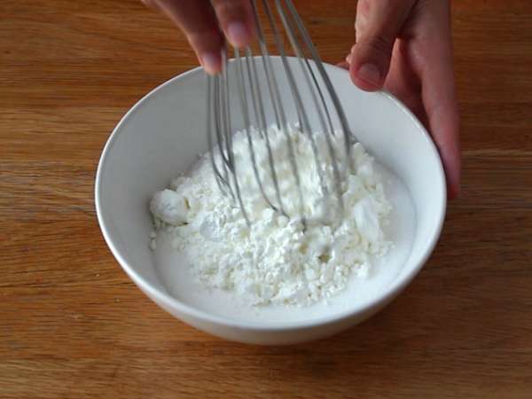 Kue krim raksasa - Persiapan langkah 2