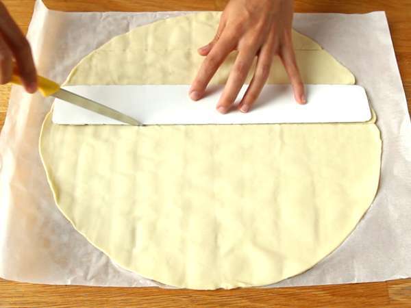 Sereal croissant mini - Persiapan langkah 1