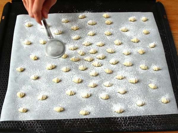 Sereal croissant mini - Persiapan langkah 4