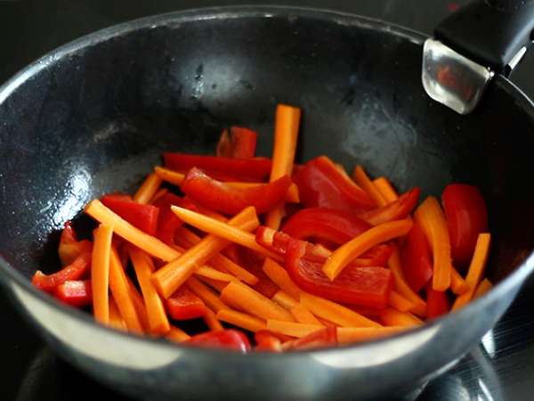 Pad thai dengan tahu - Persiapan langkah 4