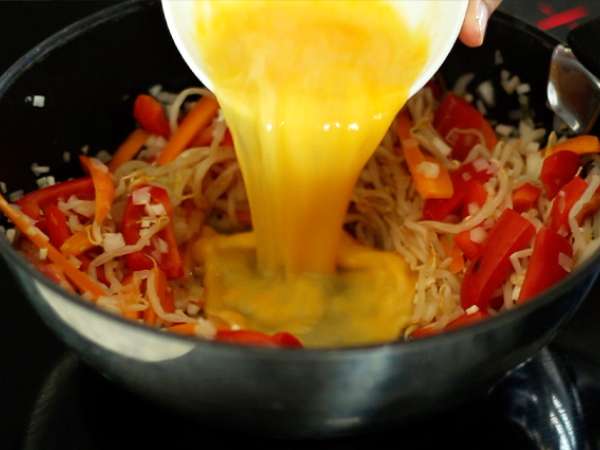 Pad thai dengan tahu - Persiapan langkah 6