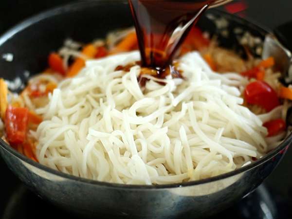 Pad thai dengan tahu - Persiapan langkah 7