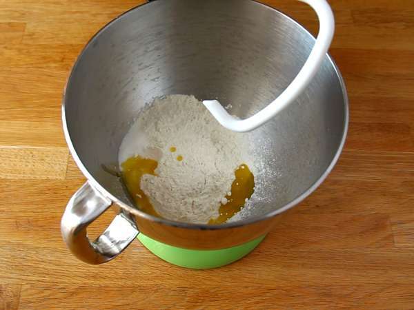 Roti pita goreng - Persiapan langkah 1