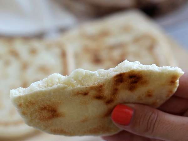 Roti pita goreng - Persiapan langkah 6