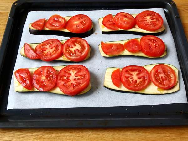 Gulungan parmigiana terong - Persiapan langkah 2