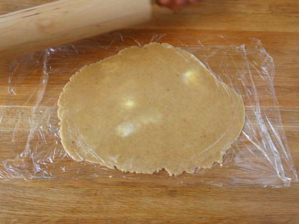 Puff kerupuk krim vanila - Persiapan langkah 2