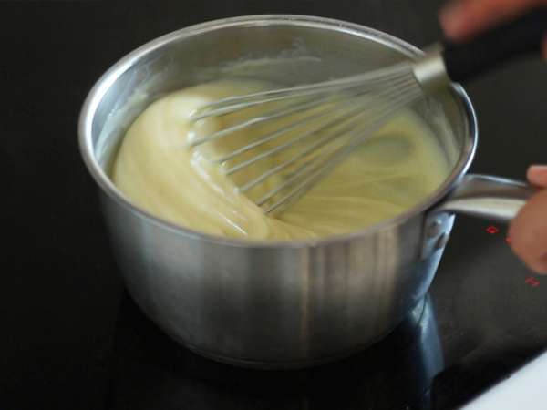 Puff kerupuk krim vanila - Persiapan langkah 6