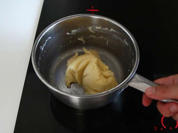 Puff kerupuk krim vanila - Persiapan langkah 9