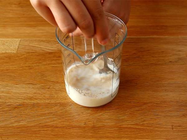 Babka brioche cokelat dan kemiri - Persiapan langkah 1