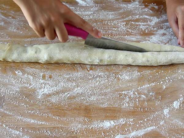 Babka brioche cokelat dan kemiri - Persiapan langkah 6