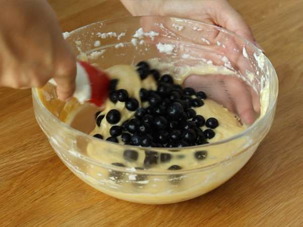 Pai blueberry pyrenean - Persiapan langkah 2