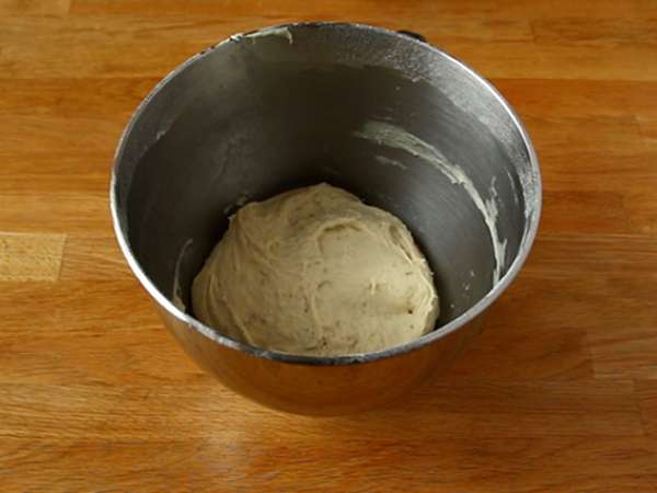 Pretzel mozzarella dan rosemary - Persiapan langkah 3