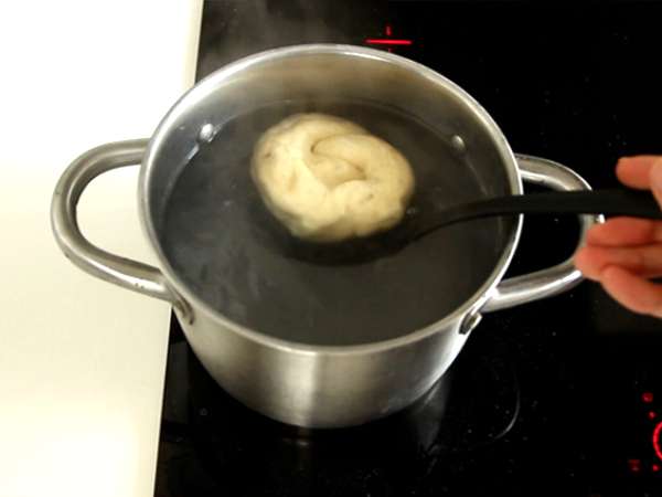 Pretzel mozzarella dan rosemary - Persiapan langkah 6