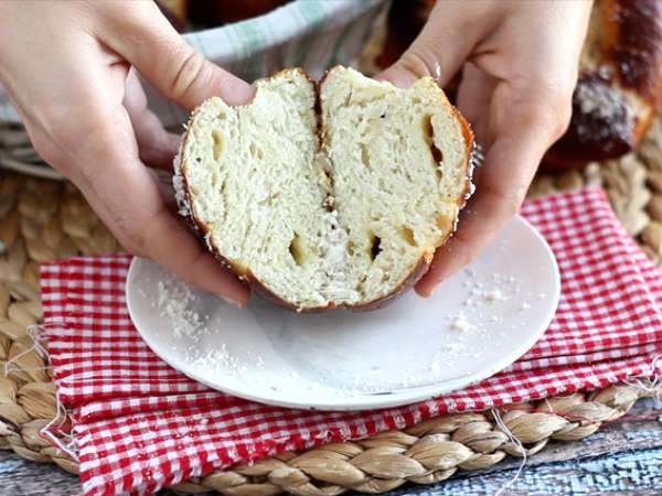 Pretzel mozzarella dan rosemary - Persiapan langkah 8