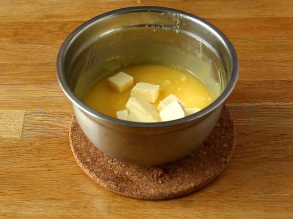 Log pai meringue lemon - Persiapan langkah 7