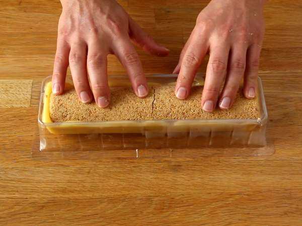 Log pai meringue lemon - Persiapan langkah 10