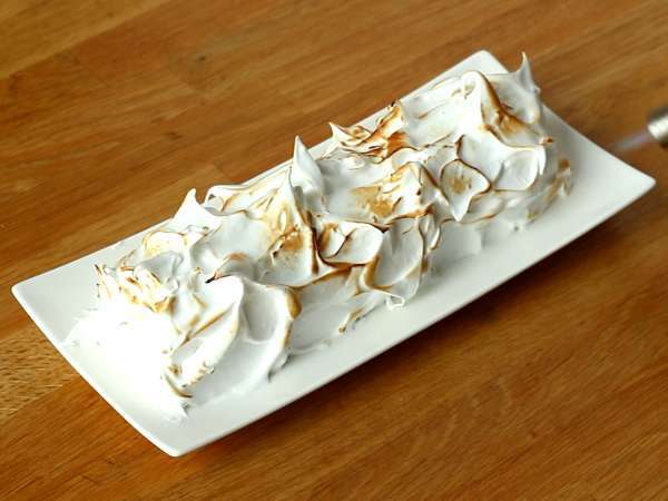Log pai meringue lemon - Persiapan langkah 14
