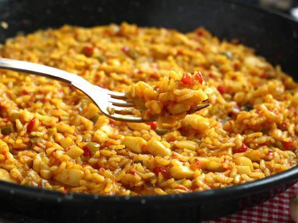 Nasi mudah dengan cumi-cumi - Persiapan langkah 6