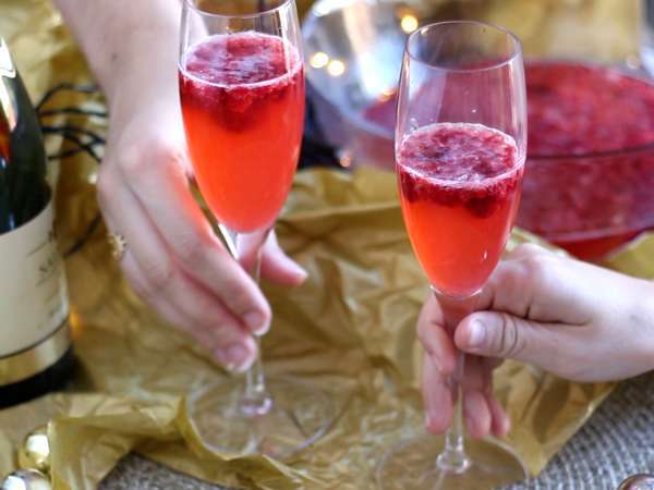 Sup sampanye dengan raspberry - Persiapan langkah 3