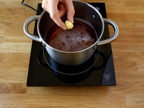 Wassail, koktail Natal yang pedas - Persiapan langkah 2