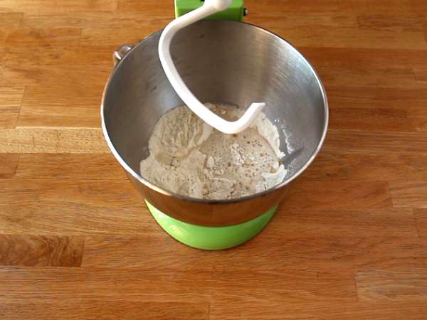 Wafel cokelat mini - Persiapan langkah 2