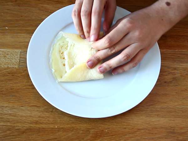 Pancake dengan saus béchamel, keju, dan ham - Persiapan langkah 9