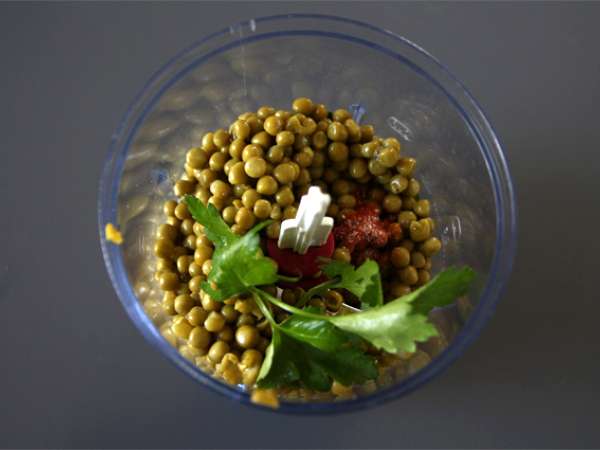 Guacamole kacang polong dan jeruk nipis - Persiapan langkah 1