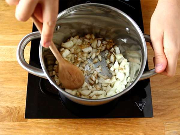 Dahl miju-miju karang yang mudah - Persiapan langkah 1