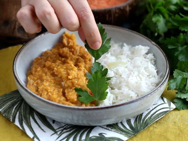 Dahl miju-miju karang yang mudah - Persiapan langkah 6