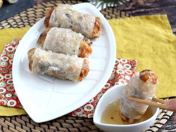 Mie udang dan jamur - Persiapan langkah 7